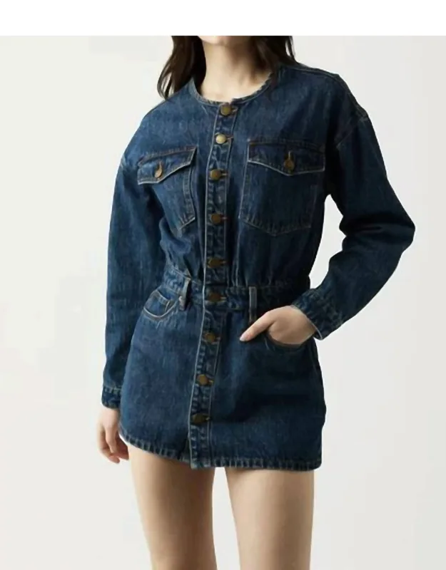 Ready Set Go Denim Dress