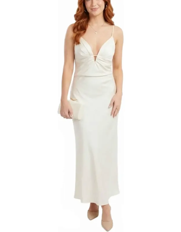 Satin Maxi Dress