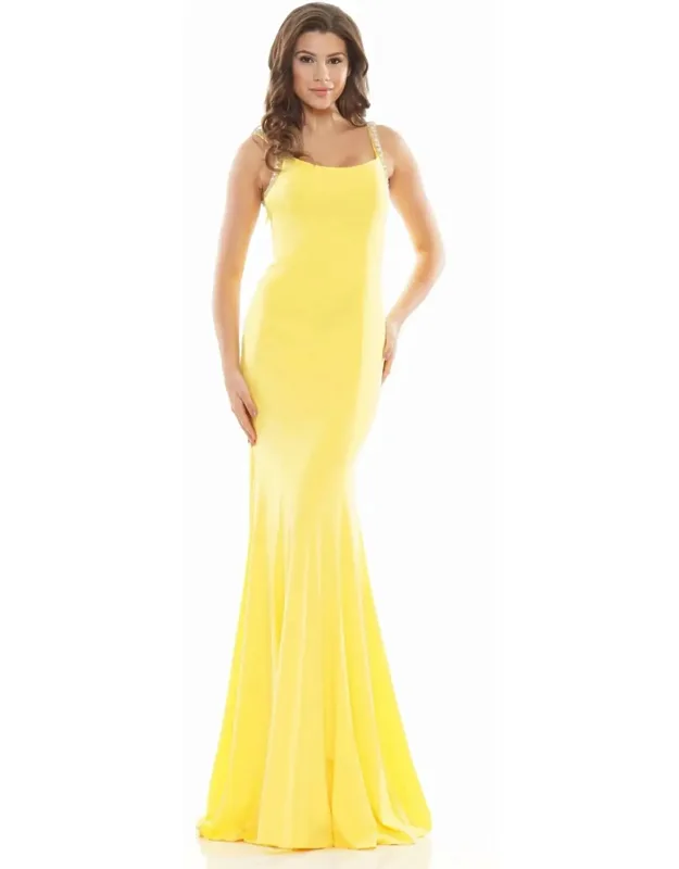 Long Formal Fitted Prom Dress