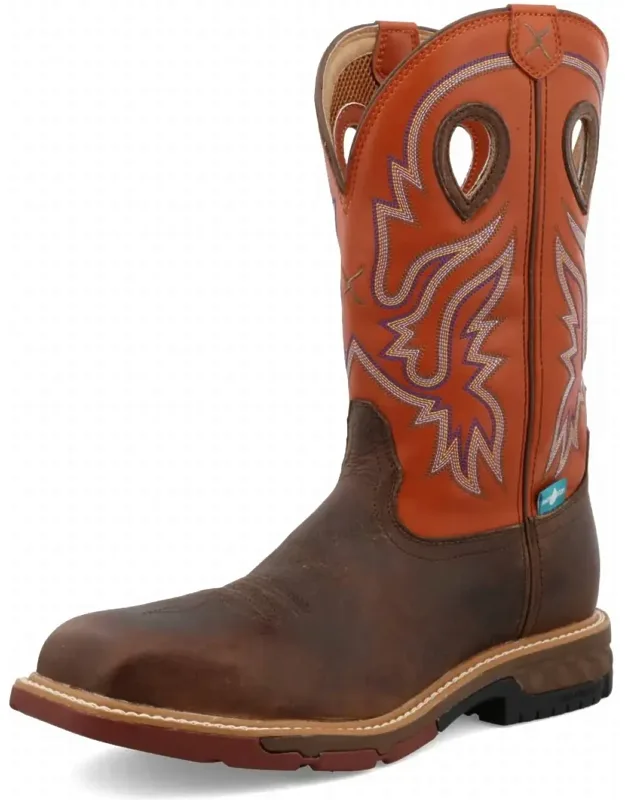 12" Western Work Boots