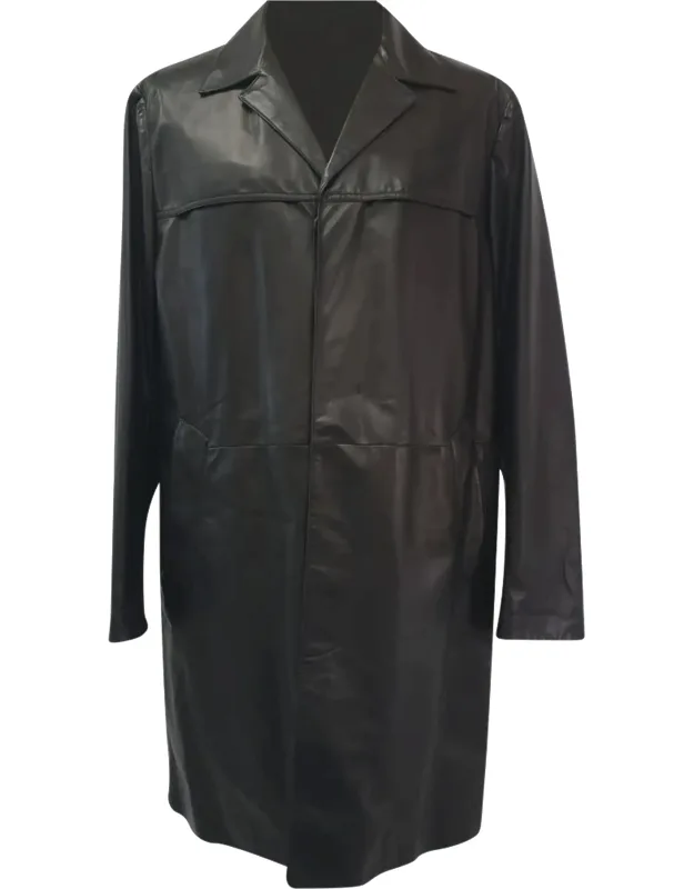 Hidden Closure Trench Coat