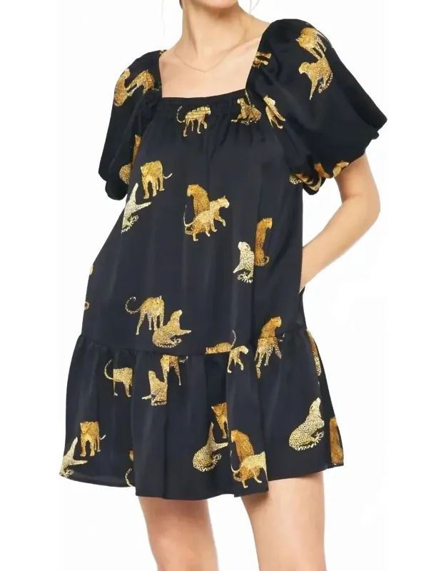Giving Fierce Energy Curves Shift Dress