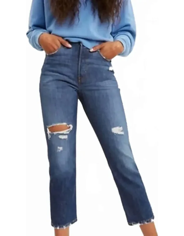 Premium 501 Original Cropped Jeans