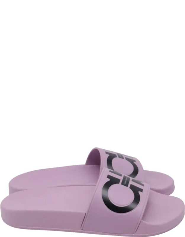 Groovy Dual Gancini Slide Sandals