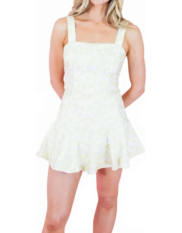 Soft Garden Jacquard Dress