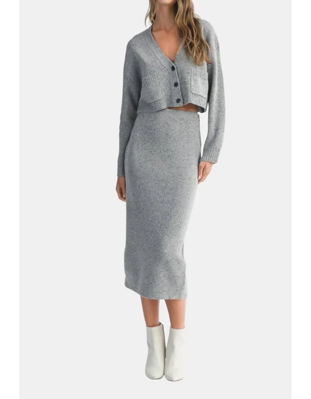 Knit Midi Skirt