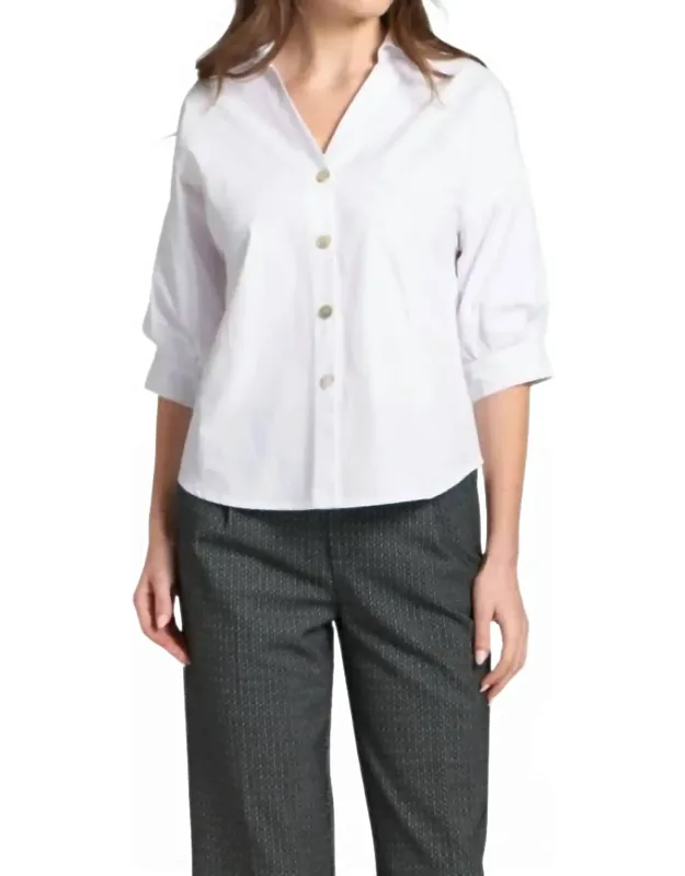 Blouson Sleeve Shirt