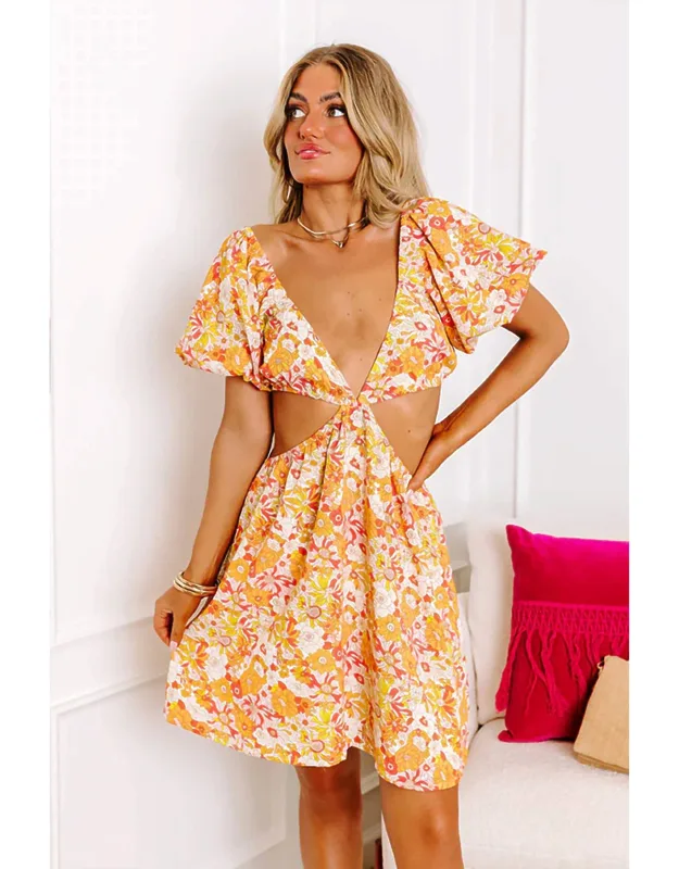 Acapulco Sunshine Cut Out Dress