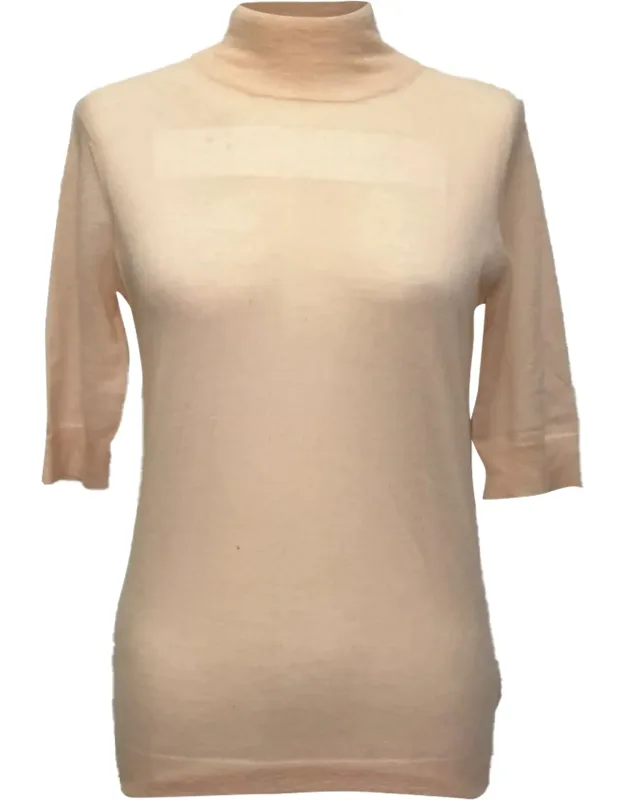 Short Sleeve Turtleneck Sweater