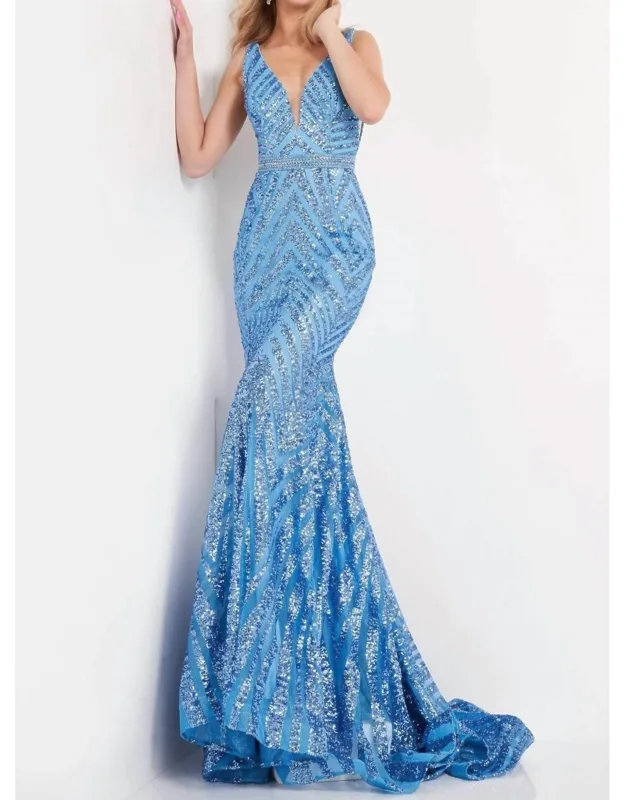 Shimmer Sequin Prom Dress