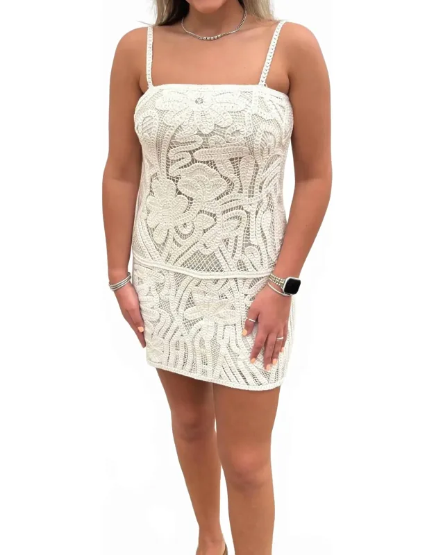 Crochet Mini Dress