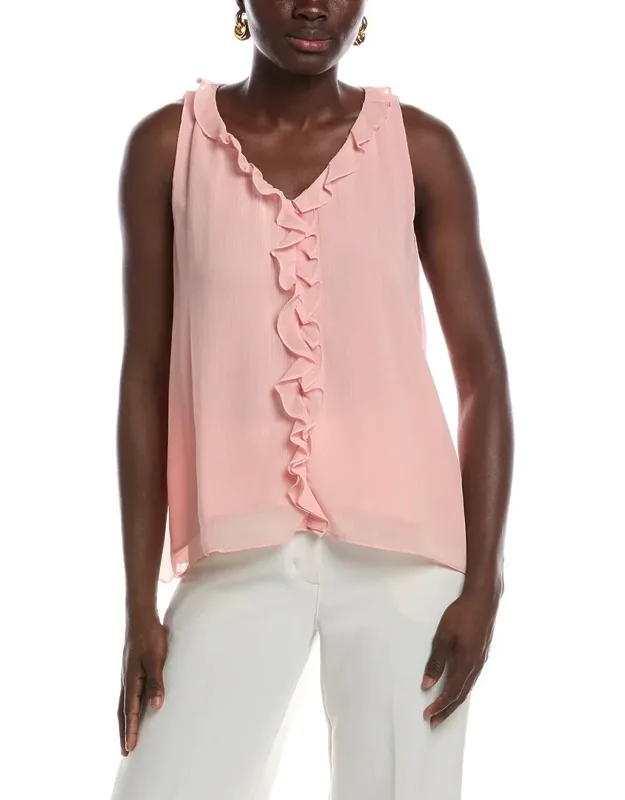 V-neck Ruffle Top