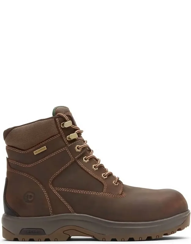 6" Safety Toe Waterproof Work Boots