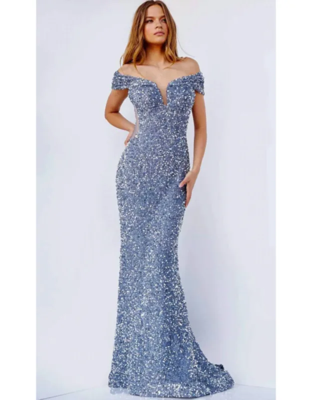 Sequined Mermaid Prom Dress