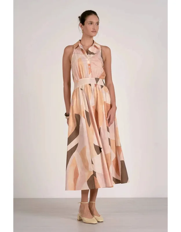 Collared Midi Dress