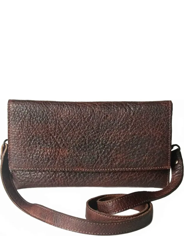 Leather Crossbody Wallet
