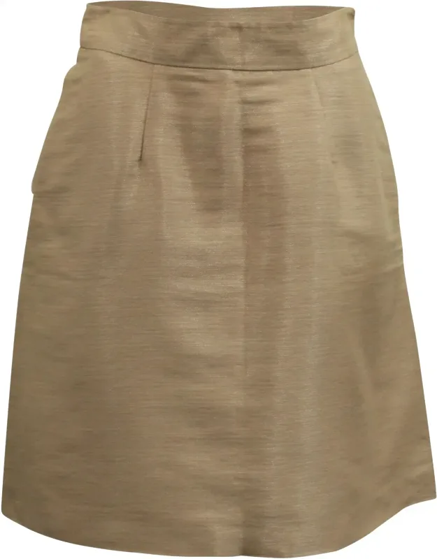In-seam Pockets A-line Skirt