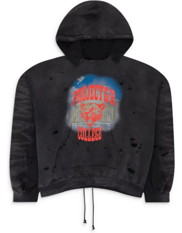 Mixed Printed Vintage Hoodie