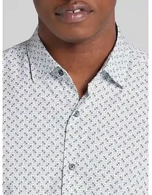 Modern Fit Geometric Print Woven Shirt