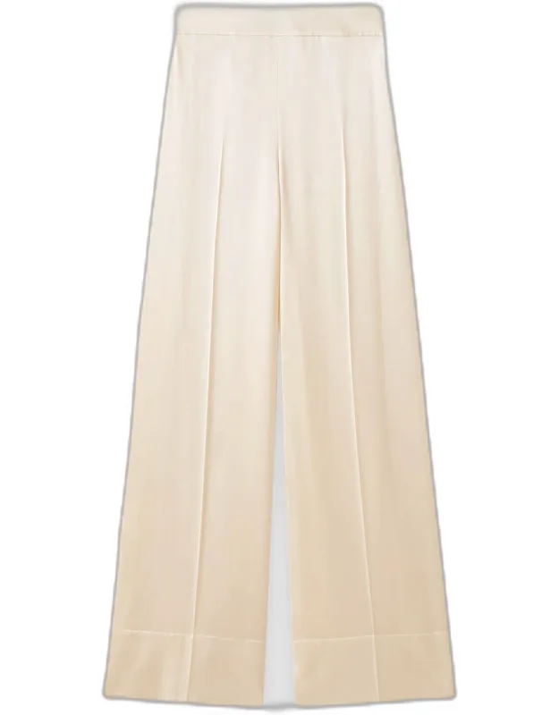 Silk Satin Trousers