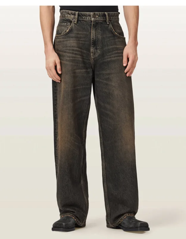 Rivet Relaxed Fit Denim Jeans