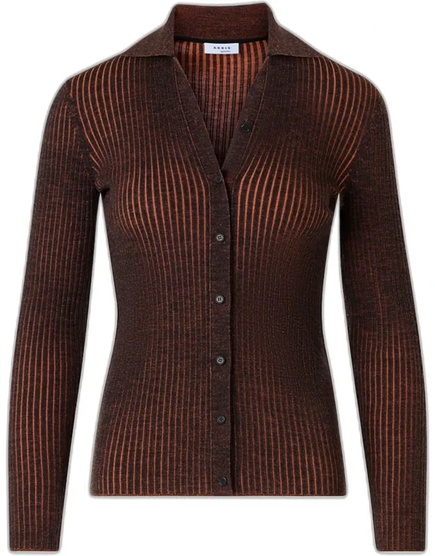 Ribbed Merino Cardigan
