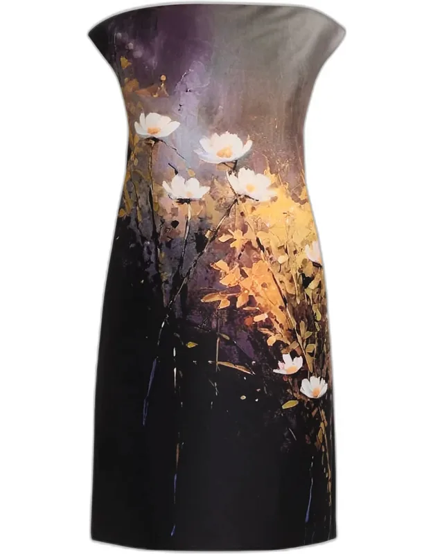 Floral Mikado Dress