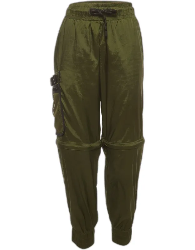 Nylon Drawstring Jogger Pants