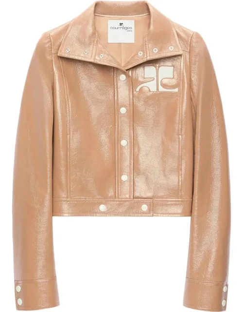 Reedition Vinyl Cropped Jacket