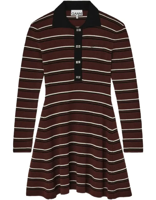 Striped Polo Mini Dress