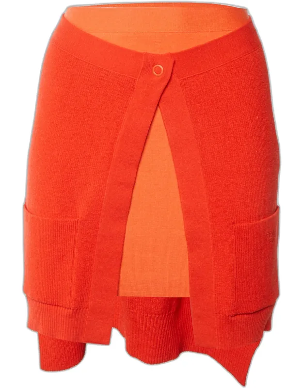 Knit Double Layer Mini Skirt