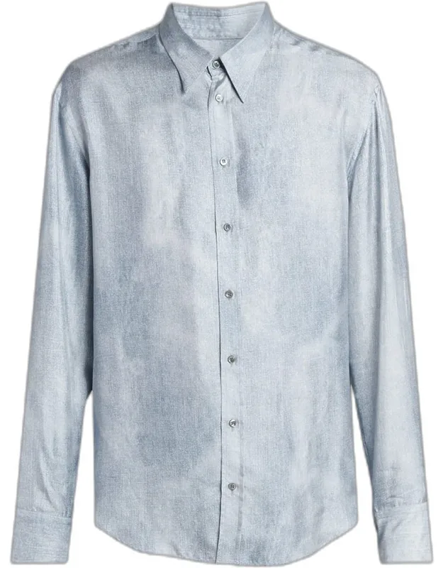 Blur Printed Silk Shirt