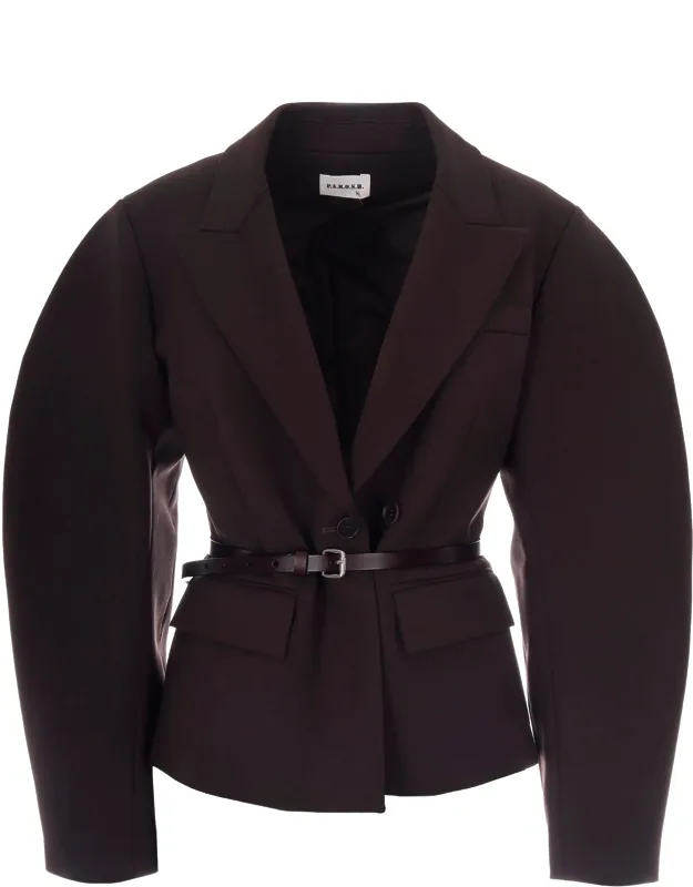 Double-breasted Wool-blend Blazer