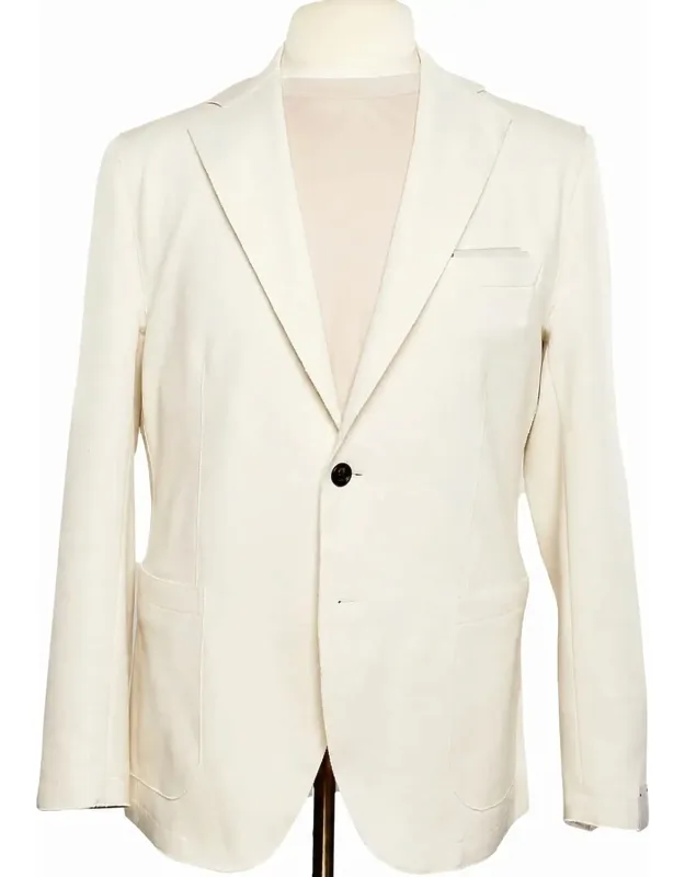 Cotton Stretch Laser Cut Sport Jacket