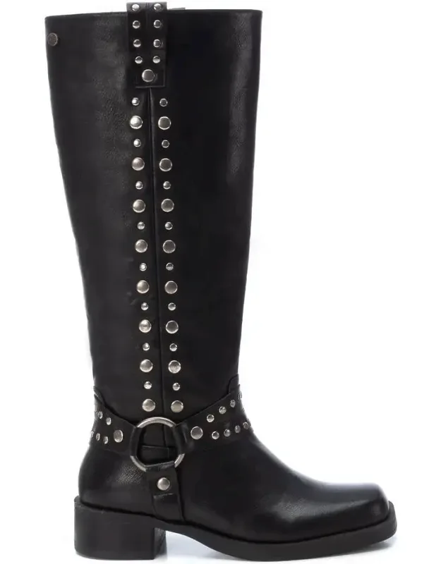 Tall Riveted Boots