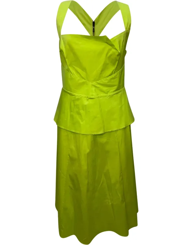 Square Neck Midi Dress