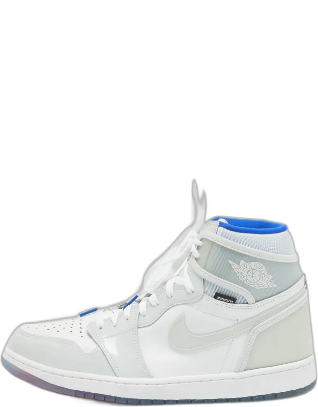 Multicolor Patent And Leather Retro High Zoom Sneakers