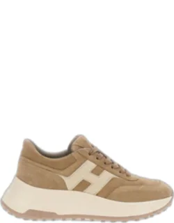 Sneakers H669 Lace-up With Memory Foam Footbed And Ultralight Two-tone Rubber Sole