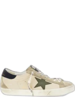 Super Star Sneakers With Iconic Low-top Design And Hand-finished Lived-in Effect