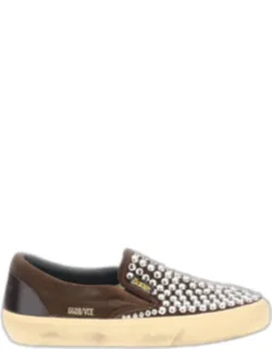 Slip-on Sneakers With Studs.