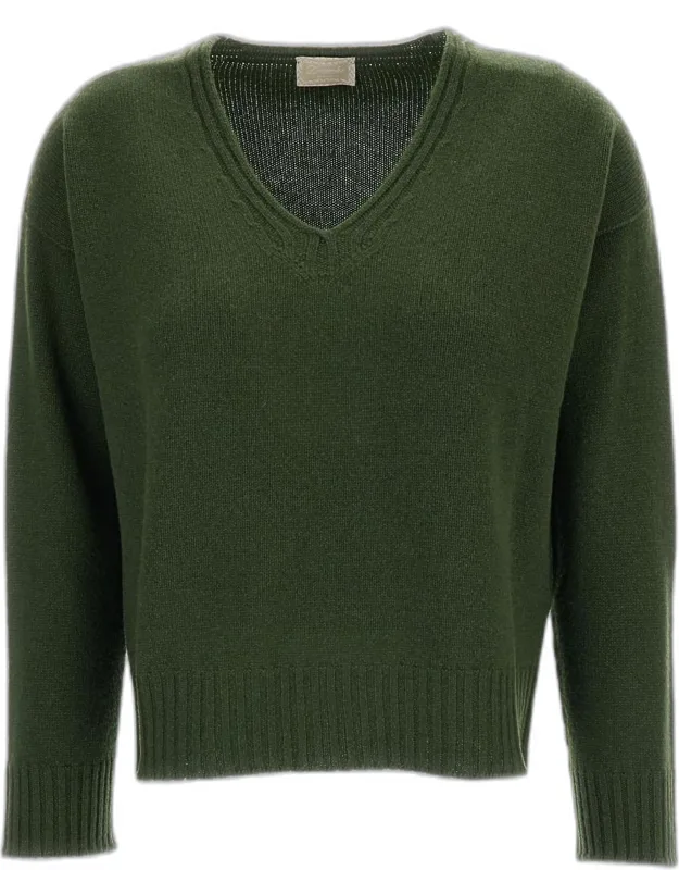 Boxy V-neck Sweater