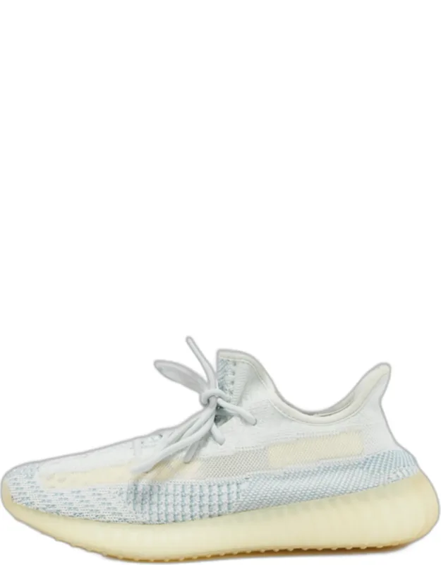 Knit Fabric Boost 350 V2 Cloud White Sneakers
