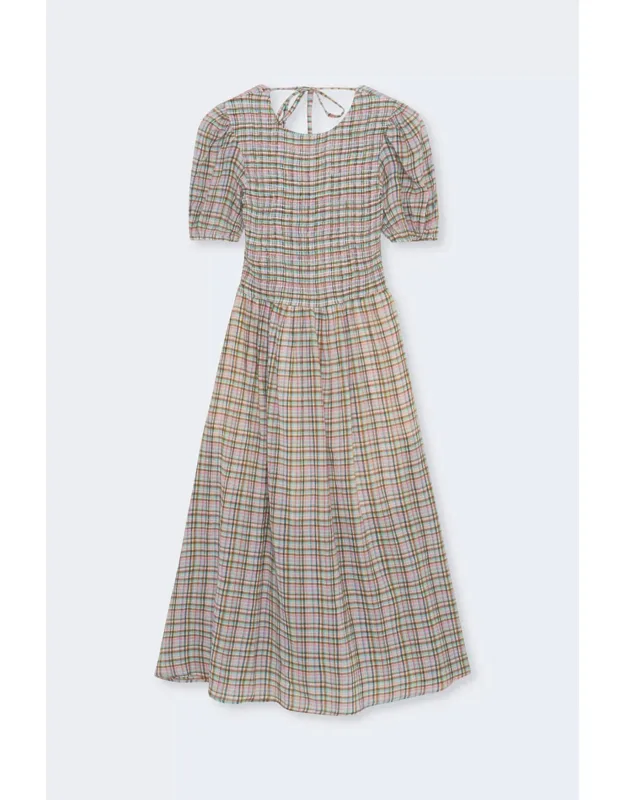 Zinnia Check Dress