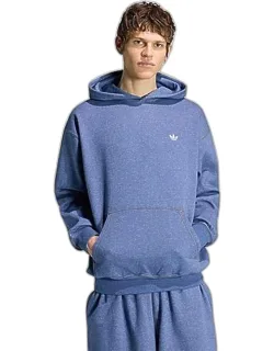 Original Apparel Name: Adidas Men's Originals Trefoil Essentials Melange Loose Pullover Hoodie In Crew Blue Melange

Revised Apparel Name: Loose Pullover Hoodie
