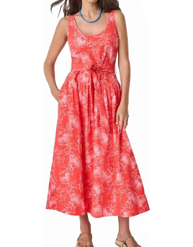 Poplin Maxi Yoke Dress