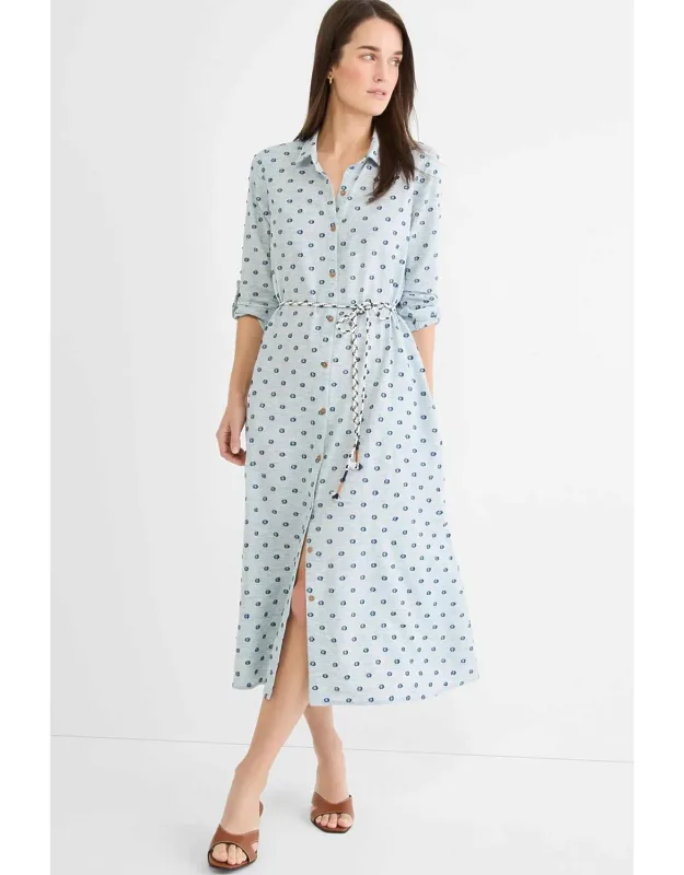 Clipped Dot Liana Shirt Dress