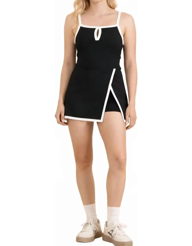 Serve It Up Mini Dress