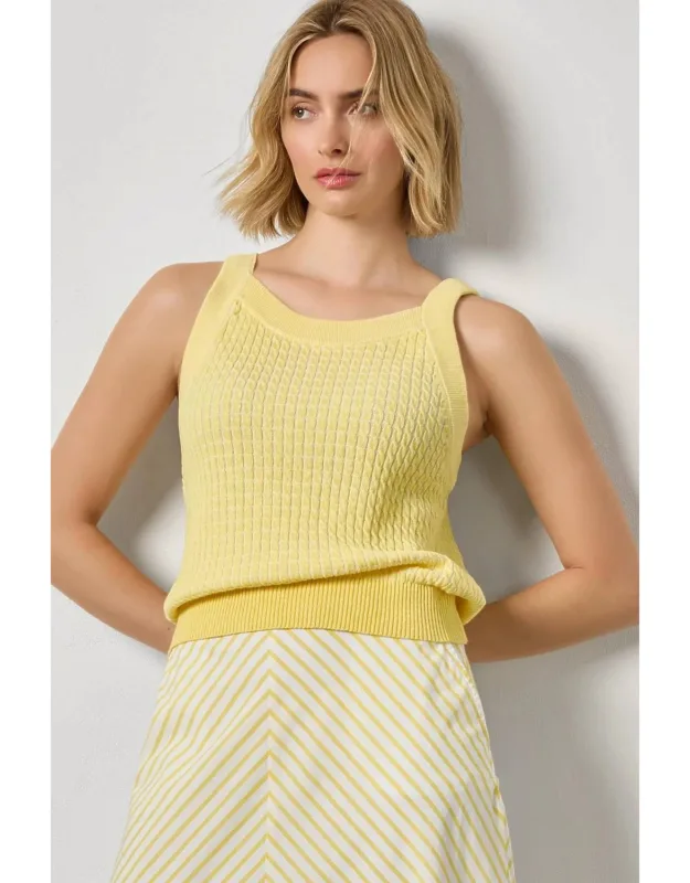Mini Cable Knit Tank Top