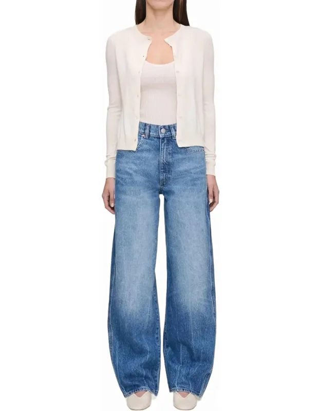 Taylor Relaxed Barrel High Rise Ankle Jeans