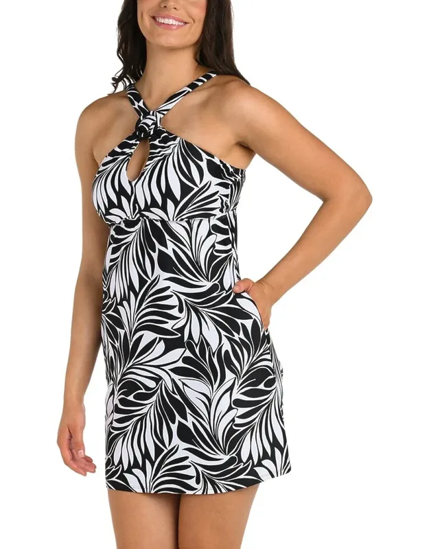 Floating Palms Sheath Dress